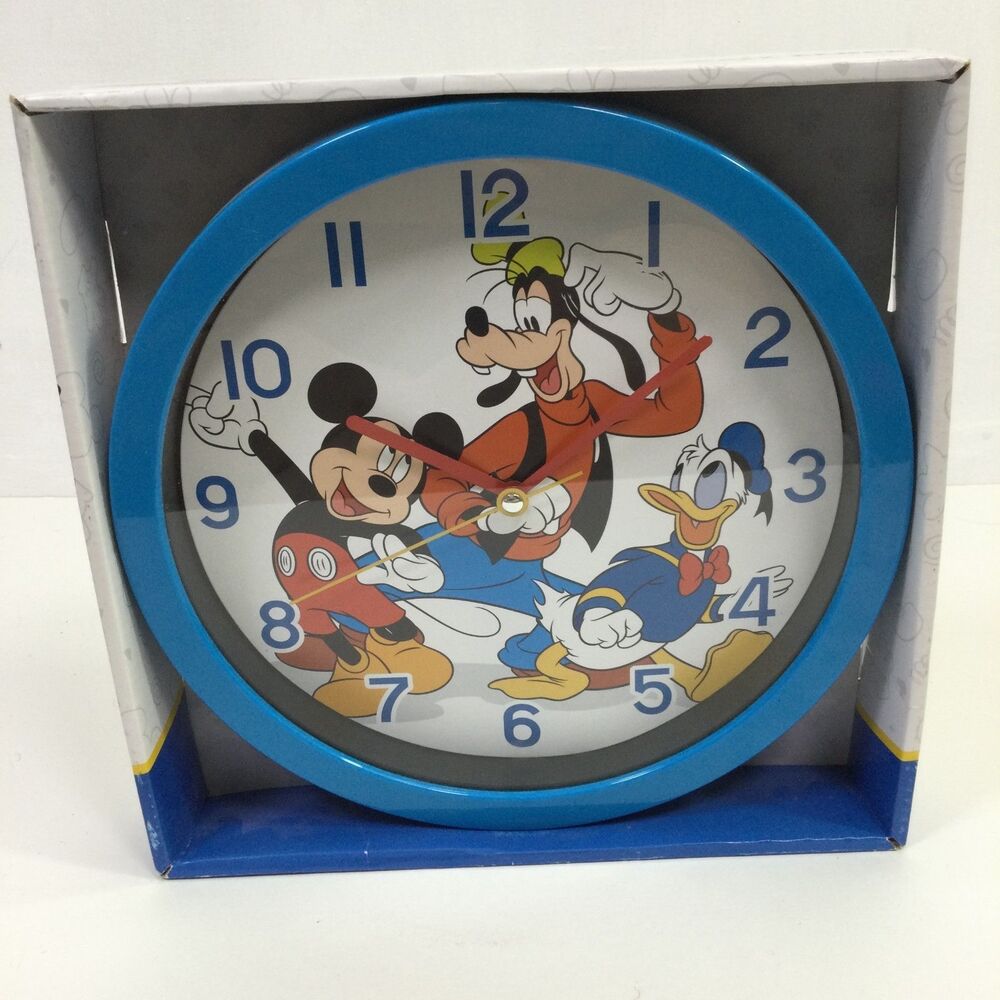 Accutime Watch Corp Disney Mickey Mouse Funhouse Wall Clock Analog Display NWB